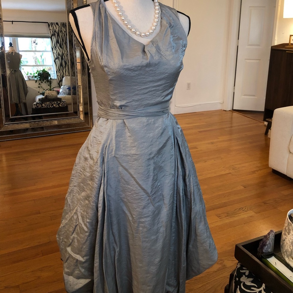 ASYMMETRICAL WEDDING DRESS